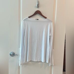 Annie Turbin  White Long Sleeve Top